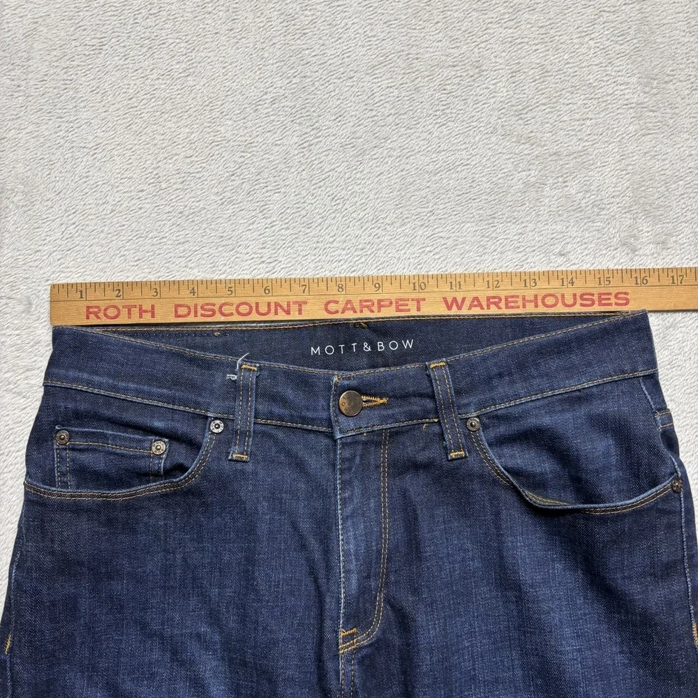 Mott and Bow‎ Jeans 30x32 Fits 32x32 Blue Slim Stretch Denim 5 Pocket Jeans